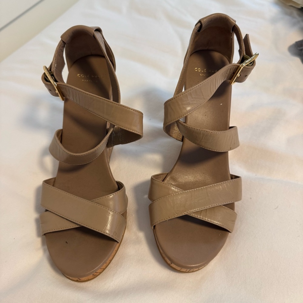 Cole Haan Brown Strappy Sandals